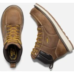 Keen Utility Men's Cincinnati 6" Carbon-Fibre Toe Wedge WP Work Boot 1023222 -BootBase Sales Store 1023222 PLD PDP