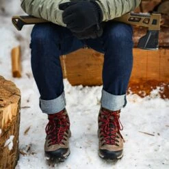 Danner Men's Arctic 600 7" WP 200G Side-Zip Hiking Boot- Brown- 67338 -BootBase Sales Store 67338 lifestyle145