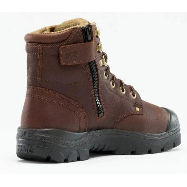 Steel Blue Men's Argyle Met Bump 6" WP MG Steel Toe Side Zip Work Boot - Oak - 862902 7 Steel Blue Men's Argyle Met Bump 6" WP MG Steel Toe Side Zip Work Boot - Oak - 862902 - Image 5