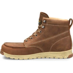 Carolina Men's S-117 Alum Toe Moc Toe WP LW Work Shoe - Brown - CA5575 -BootBase Sales Store CA5575 Instep