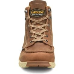 Carolina Men's S-117 Alum Toe Moc Toe WP LW Work Shoe - Brown - CA5575 -BootBase Sales Store CA5575 Toe