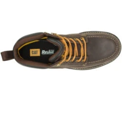 CAT Men's Calibrate Steel Toe Work Boot - Leather Brown - P91418 -BootBase Sales Store CATM P91418 110421 F22 TOP