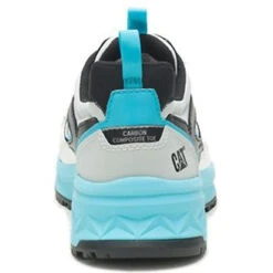 CAT Men's Streamline Runner CCT Slip Resist Work Shoe -White/Blue- P91492 -BootBase Sales Store CATM P91492 032122 S23 270