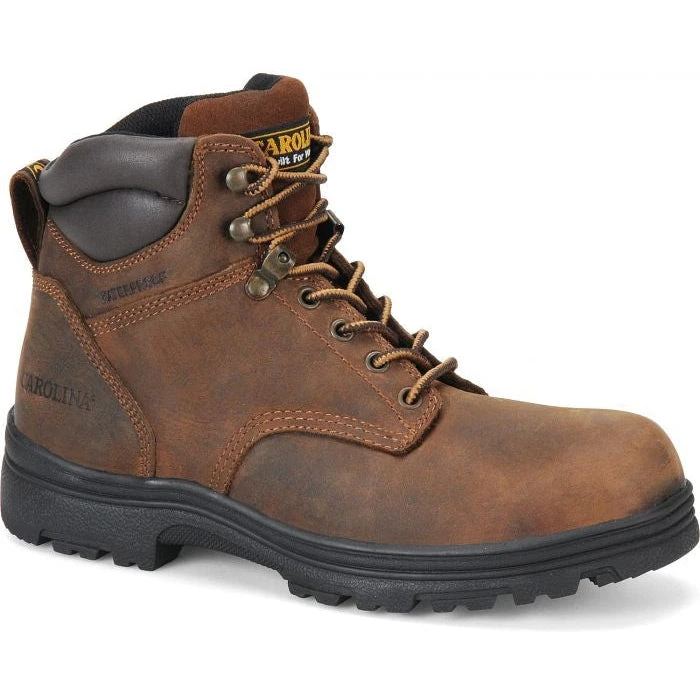 Carolina Men's Engineer 6" Soft Toe WP Slip Resist Work Boot -Brown- CA3026 3 Carolina Men's Engineer 6" Soft Toe WP Slip Resist Work Boot -Brown- CA3026