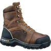 Carhartt Men's 8" Comp Toe Metguard WP Work Boot Brown CMF8720 -BootBase Sales Store CMF8720