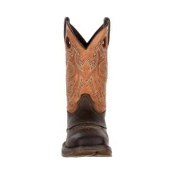 Durango Men's Rebel 11" Steel Toe WP Western Boot- Brown/Tan- DB019 -BootBase Sales Store DB019 front