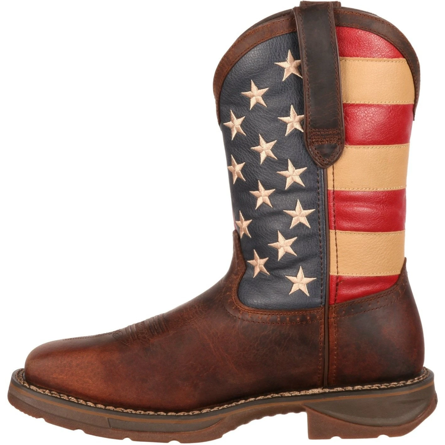 Durango Men's Rebel 11" Steel Toe Western Flag Boot - Brown - DB020 5 Durango Men's Rebel 11" Steel Toe Western Flag Boot - Brown - DB020 - Image 3