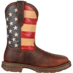 Durango Men's Rebel 11" Steel Toe Western Flag Boot - Brown - DB020 13 Durango Men's Rebel 11" Steel Toe Western Flag Boot - Brown - DB020 -BootBase Sales Store DB020 profile