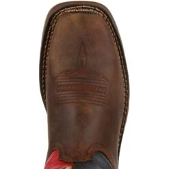 Durango Men's Rebel Steel Toe Western Flag Boot - Brown - DB021 -BootBase Sales Store DB021 birdseye
