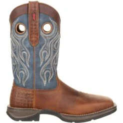 Durango Men's Rebel 12" Steel Toe Pull-On Western Boot- Brown- DDB0134 -BootBase Sales Store DDB0134 profile