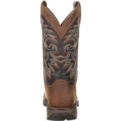 Durango Men's Rebel 12" Square Toe Pull-On Western Boot Chocolate DDB0135 12 Durango Men's Rebel 12" Square Toe Pull-On Western Boot Chocolate DDB0135 -BootBase Sales Store DDB0135 back
