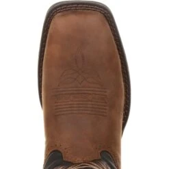 Durango Men's Rebel 12" Square Toe Pull-On Western Boot Chocolate DDB0135 14 Durango Men's Rebel 12" Square Toe Pull-On Western Boot Chocolate DDB0135 -BootBase Sales Store DDB0135 birdseye