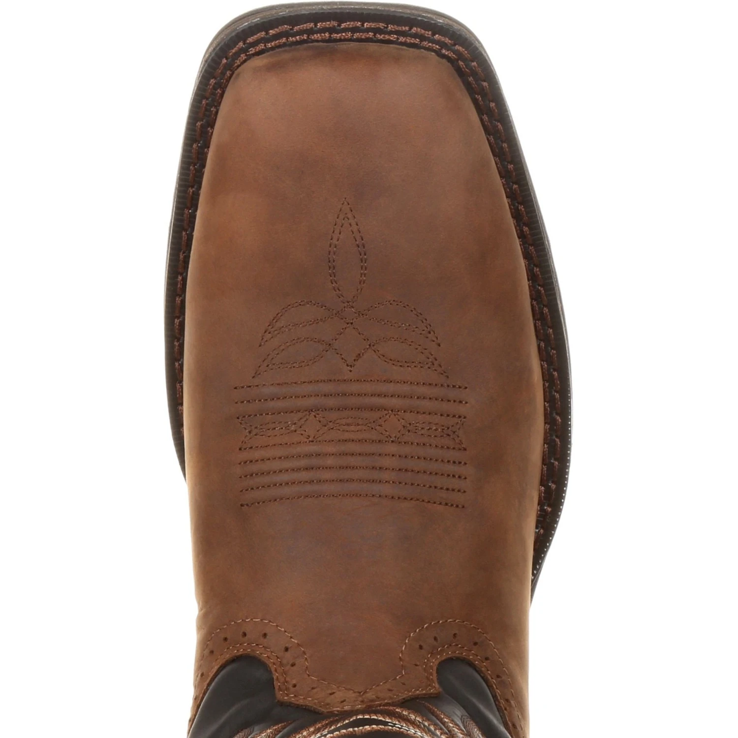 Durango Men's Rebel 12" Square Toe Pull-On Western Boot Chocolate DDB0135 8 Durango Men's Rebel 12" Square Toe Pull-On Western Boot Chocolate DDB0135 - Image 6