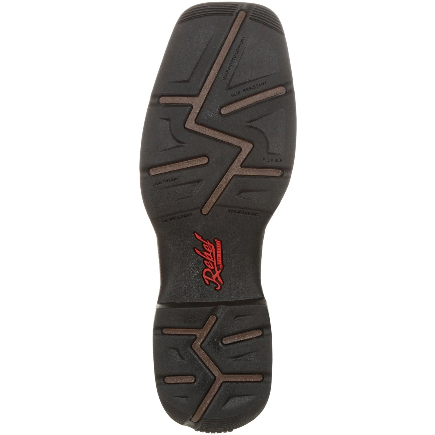 Durango Men's Rebel 12" Square Toe Pull-On Western Boot Chocolate DDB0135 9 Durango Men's Rebel 12" Square Toe Pull-On Western Boot Chocolate DDB0135 - Image 7