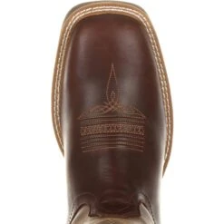 Durango Men's Ultra-Lite 12" Square Toe WP Western Boot- Brown- DDB0137 -BootBase Sales Store DDB0137 birdseye