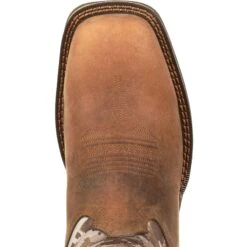 Durango Men's Rebel 12" Square Toe Pull-On Western Boot- Brown DDB0166 -BootBase Sales Store DDB0166 birdseye