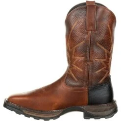 Durango Men's Maverick XP Ventilated 11" Steel Toe Western Work Boot -BootBase Sales Store DDB0175 instep profile