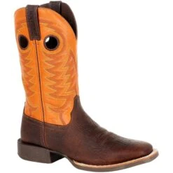 Front Page 40 Durango Men's Rebel Pro 12" Square Toe Western Boot - Orange - DDB0230