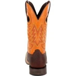 Durango Men's Rebel Pro 12" Square Toe Western Boot - Orange - DDB0230 -BootBase Sales Store DDB0230 back