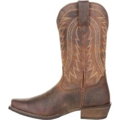 Durango Men's Rebel Frontier 12" Western Boot - Brown - DDB0244 -BootBase Sales Store DDB0244 instep profile