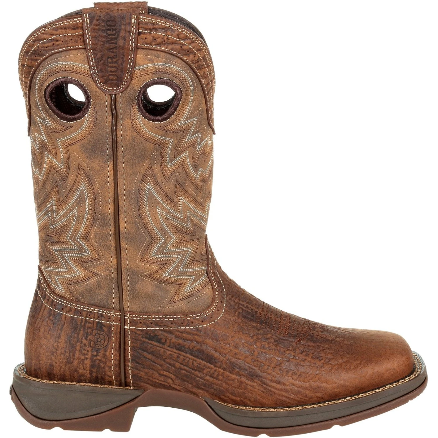 Durango Men's Rebel 11" Square Toe Western Boot- Trail Brown - DDB0271 6 Durango Men's Rebel 11" Square Toe Western Boot- Trail Brown - DDB0271 - Image 5