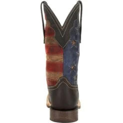 Durango Men's Rebel Pro Vintage Flag 12" Sqr Toe Western Boot - DDB0303 12 Durango Men's Rebel Pro Vintage Flag 12" Sqr Toe Western Boot - DDB0303 -BootBase Sales Store DDB0303 back