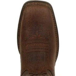 Durango Men's Rebel Distressed Flag Embroidery 12" Sqr Toe Western Boot -BootBase Sales Store DDB0314 birdseye