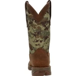 Durango Men's Rebel 12" Sqr Toe Pull-On Western Classic Boot - DDB0329 -BootBase Sales Store DDB0329 back