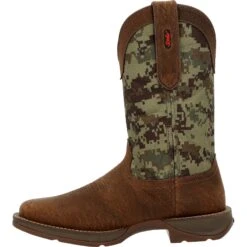 Durango Men's Rebel 12" Sqr Toe Pull-On Western Classic Boot - DDB0329 -BootBase Sales Store DDB0329 instep profile