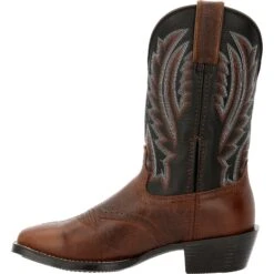 Durango Men's Westward™ 11" Square Toe Western Boot- Chestnut- DDB0351 -BootBase Sales Store DDB0351 instep profile
