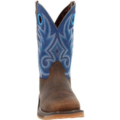Durango Men's Workhorse 11" Worn Saddle Western Boot -Denim Blue- DDB0400 7 Durango Men's Workhorse 11" Worn Saddle Western Boot -Denim Blue- DDB0400 - Image 5