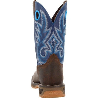 Durango Men's Workhorse 11" Worn Saddle Western Boot -Denim Blue- DDB0400 6 Durango Men's Workhorse 11" Worn Saddle Western Boot -Denim Blue- DDB0400 - Image 4
