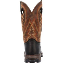 Durango Men's Maverick XPâ„¢ 11" Slip Resist Western Boot -Onyx- DDB0402 -BootBase Sales Store DDB0402 4 LARGE ffa8db60 e441 486e 8751 cae40e2855fb