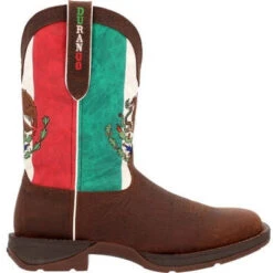 Durango Men's Rebel By Mexico Flag 11" ST Western Boot -Brown- DDB0430 -BootBase Sales Store DDB0430 8 LARGE bfb2d9e2 9662 45d9 998f 921c12087242