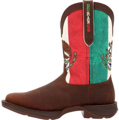 Durango Men's Rebel By Mexico Flag 11" ST Western Boot -Brown- DDB0431 5 Durango Men's Rebel By Mexico Flag 11" ST Western Boot -Brown- DDB0431 - Image 3