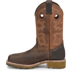 Double H Men's Abner 12" Sqr Toe WP Western Work Boot - Brown - DH4353 -BootBase Sales Store DH4353 500xauto Instep f06a3c3f a311 401b b8e5 39b21d34f6df