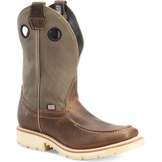 Double H Men's Claton 11" Square Toe USA Made Western Work Boot- DH4563 3 Double H Men's Claton 11" Square Toe USA Made Western Work Boot- DH4563