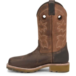Double H Men's Abner 12" Comp Toe WP Western Work Boot- Brown - DH5353 -BootBase Sales Store DH5353 500xauto Instep