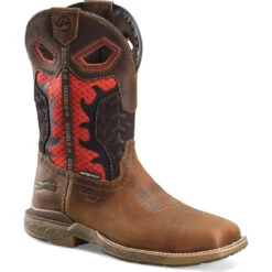 Double H Men's Purge 11" WP Comp Toe Roper Work Boot -Brown- DH5391