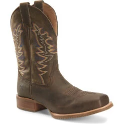 Front Page 38 Double H Men's Orin 11" Square Toe Western Classic Boot- Brown- DH6014