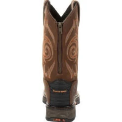 Georgia Men's Carbo-Tec LT 11" Stl Toe WP Western Boot -Brown- GB00264 -BootBase Sales Store GB00264 5