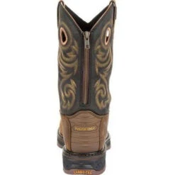 Georgia Men's Carbo-Tec LT 11" Stl Toe WP Western Boot -Brown- GB00267 -BootBase Sales Store GB00267 5