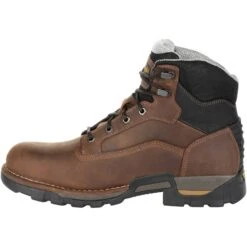 Georgia Men's Eagle One 6" Steel Toe WP Work Boot - Brown - GB00313 -BootBase Sales Store GB00313 instep profile