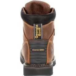Georgia Men's Giant Revamp 6" Waterproof Work Boot - Brown - GB00316 -BootBase Sales Store GB00316 back