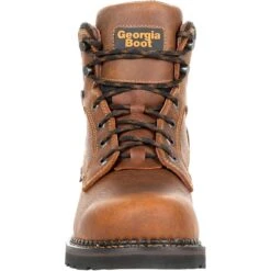 Georgia Men's Giant Revamp 6" Waterproof Work Boot - Brown - GB00316 -BootBase Sales Store GB00316 front