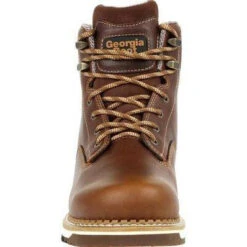 Georgia Men's AMP LT Wedge Steel Toe WPWork Boot - Brown - GB00351 -BootBase Sales Store GB00351 4
