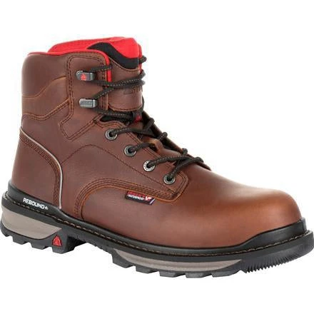 Rocky Men's Rams Horn 6" WP Work Boot - Brown - RKK0259 3 Rocky Men's Rams Horn 6" WP Work Boot - Brown - RKK0259