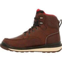Rocky Men's Rams Horn 6" Waterproof Wedge Work Boot - Brown - RKK0321 -BootBase Sales Store RKK0321 5 LARGE 87089281 d7e2 49a5 8720 5f2b0b106b7f