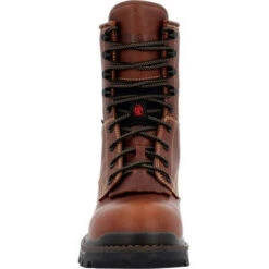 Rocky Men's Rams Horn 9" WP Logger Slip Resis Work Boot Brown RKK0395 -BootBase Sales Store RKK0395 3 LARGE d718efe1 d50c 4c15 8bf3 098eabd5ea97