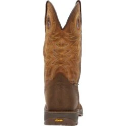 Rocky Men's Legacy 32 11" Square Toe WP Western Boot - Brown - RKW0355 -BootBase Sales Store RKW0355 back